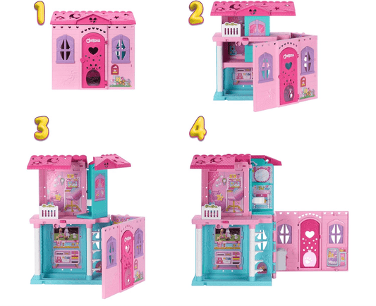 Barbie Chelsea Pop - Up Dollhouse Playset - Transforming 2 - Story Home - Toy Star Malta