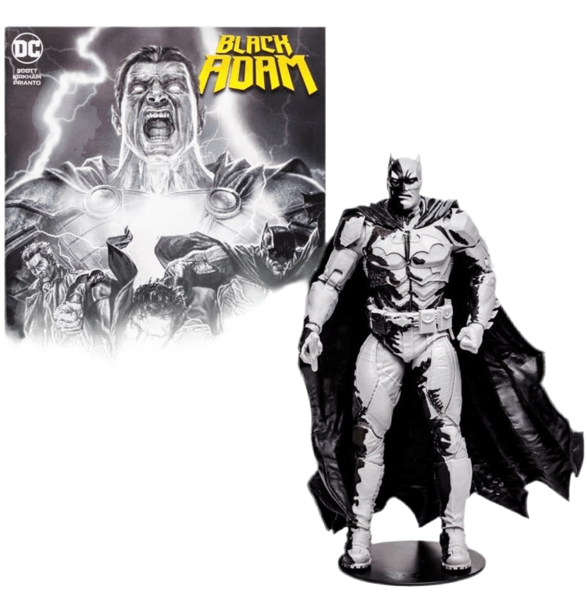 Toy Star Malta DC Direct Black Adam – Batman Line Art Gold Label (SDCC Exclusive, 18cm)!
