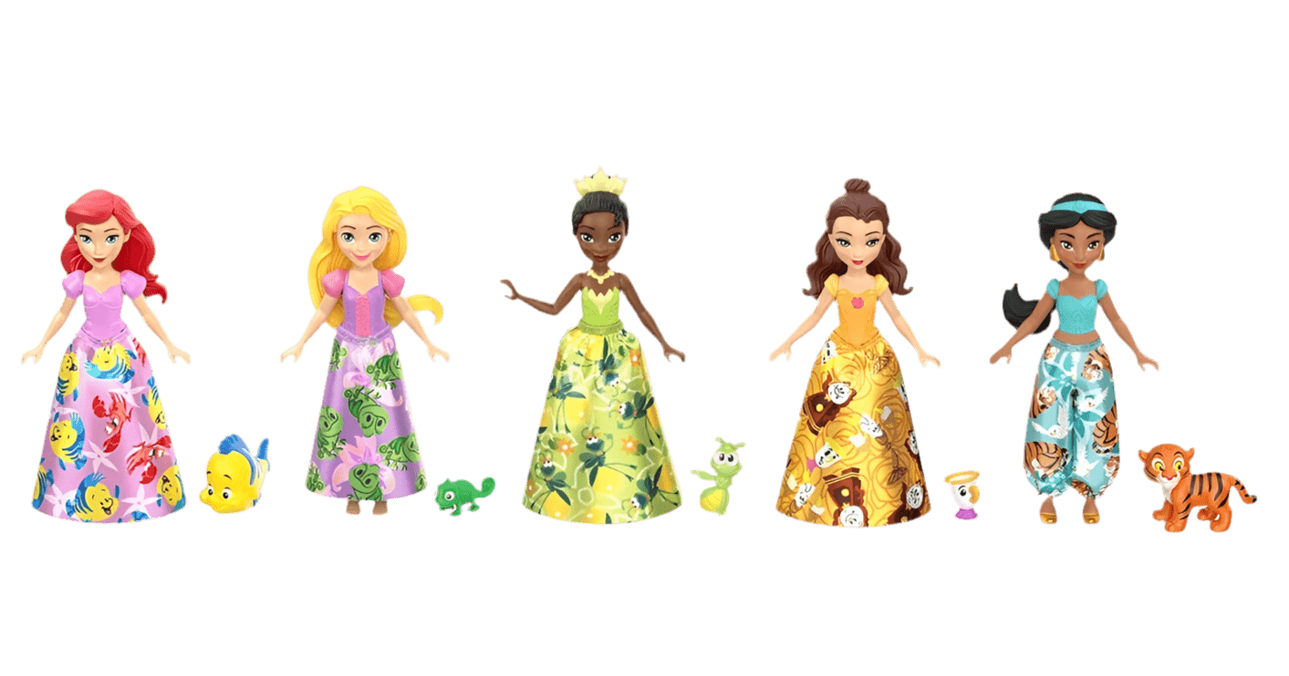 Toy Star Malta Disney Princess & Friends Set – 5 Poseable Dolls + 5 Magical Friends!