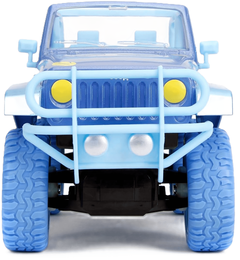 Jada Toys Remote Control Stitch Jeep – 1:16 Scale RC Vehicle with Turbo & Stickers
