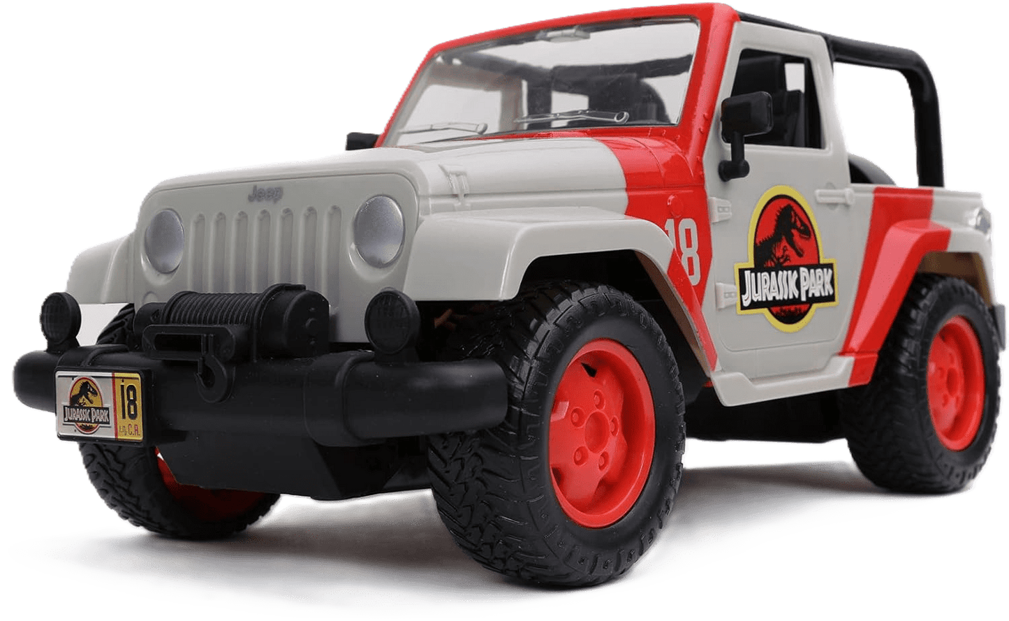 Toy Star Malta Jurassic Park RC Jeep Wrangler – 1:16 Scale Remote Control Car
