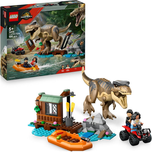 LEGO Jurassic World T. rex River Escape Building Set 1 - Toy Star Malta
