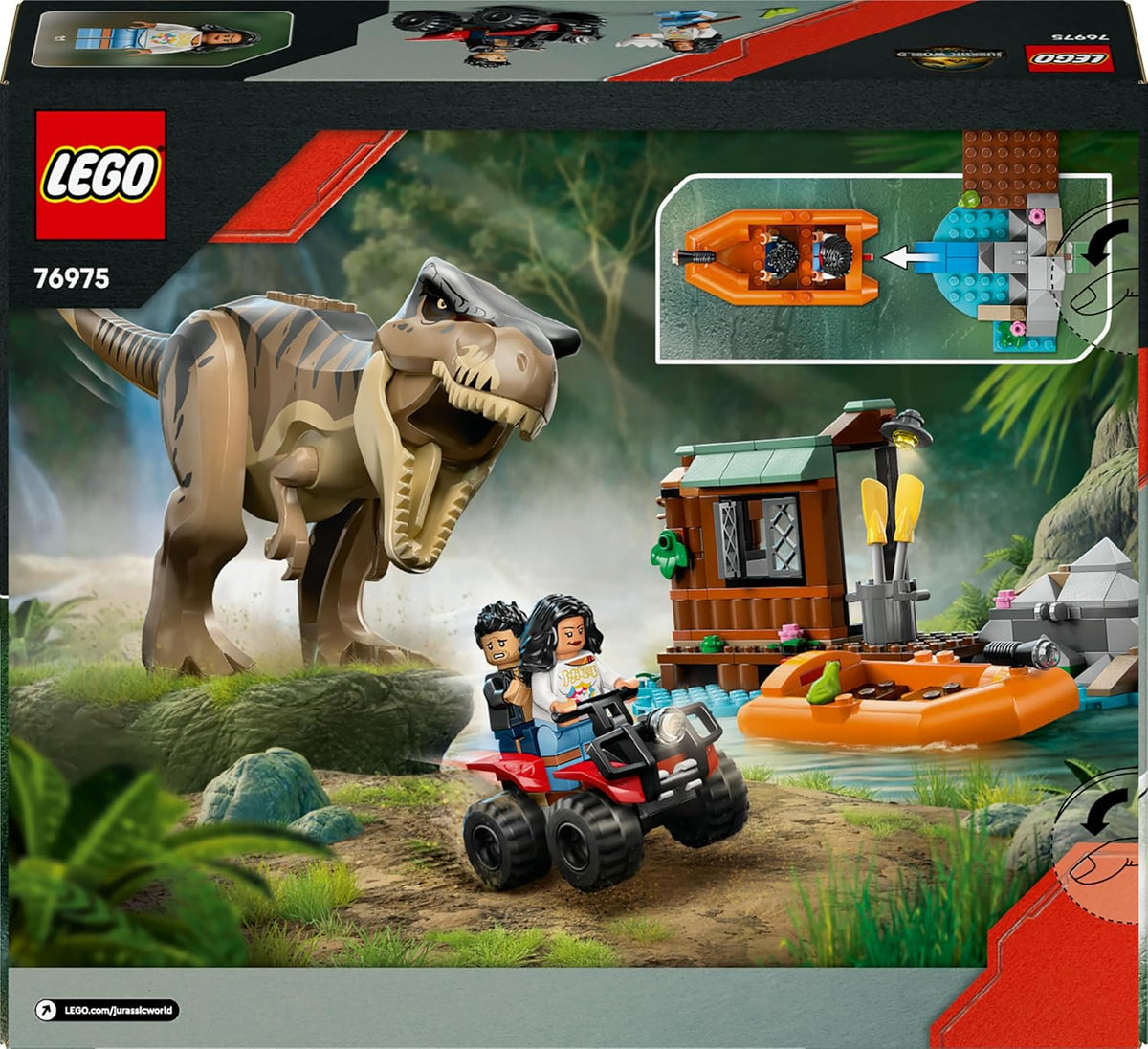 LEGO Jurassic World T. rex River Escape Building Set 1 - Toy Star Malta