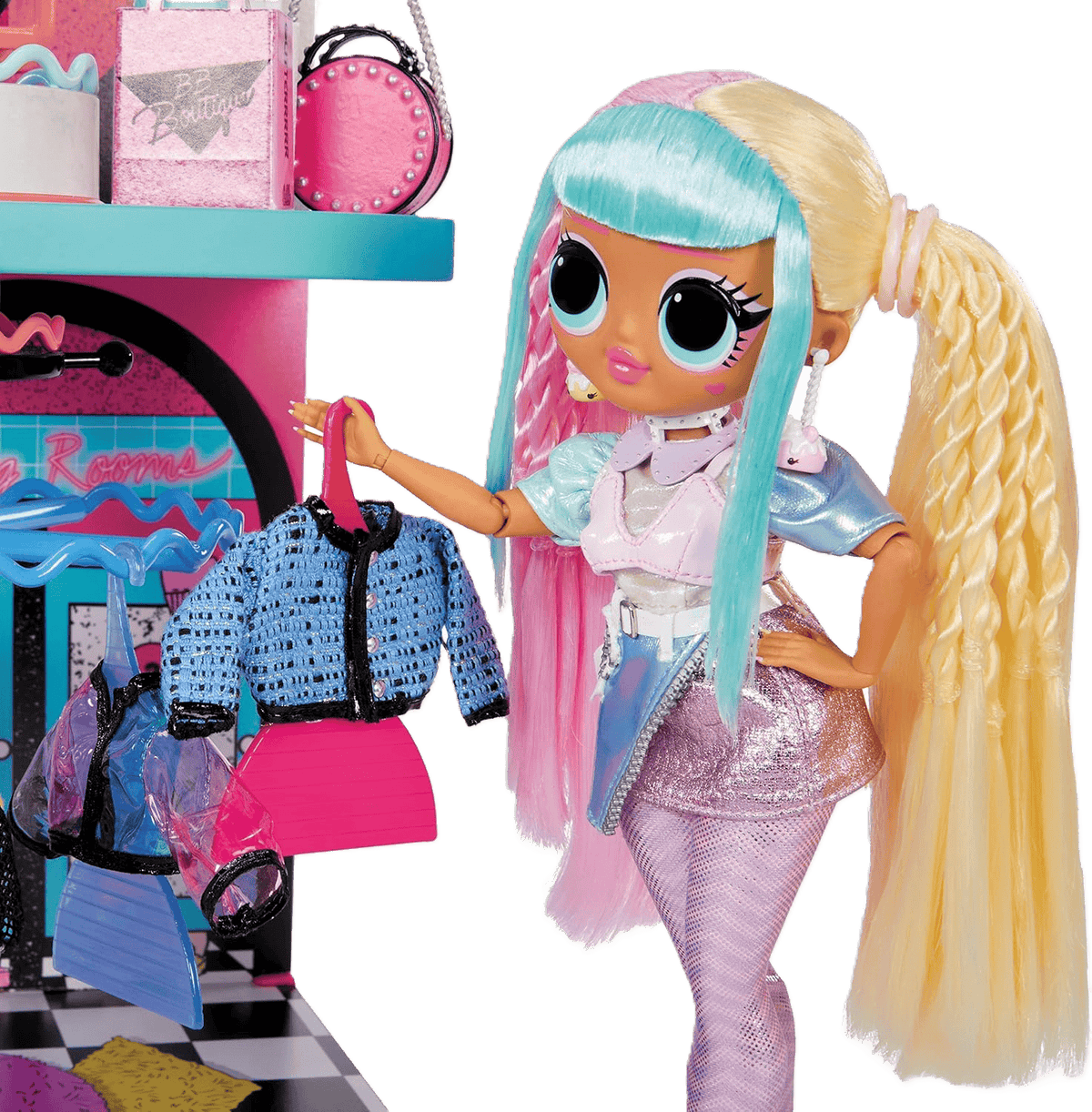 L.O.L. Surprise! O.M.G. Mall of Surprises - Transforming Playset with Café, Accessories Shop & 50+ Surprises - Toy Star Malta