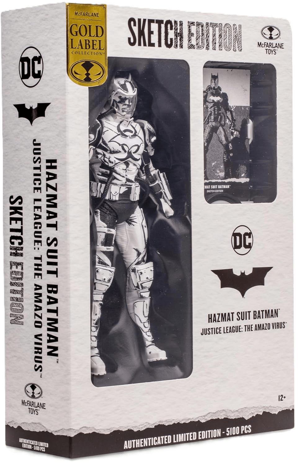 Toy Star Malta McFarlane DC Multiverse – Hazmat Suit Batman (Sketch Edition, Gold Label) 18cm Action Figure
