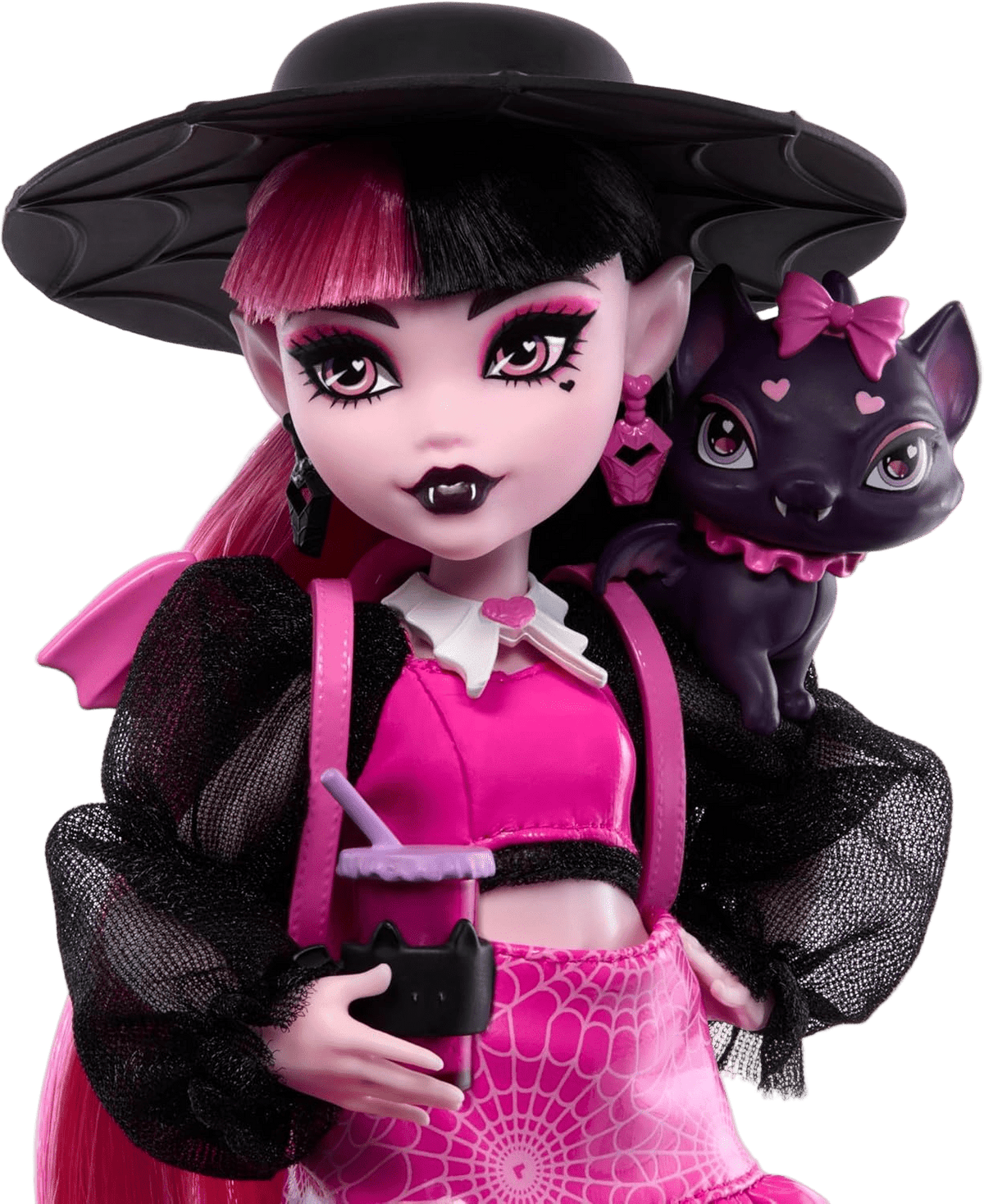 Monster High Draculaura Doll with Pet Count Fabulous & Accessories - Toy Star Malta