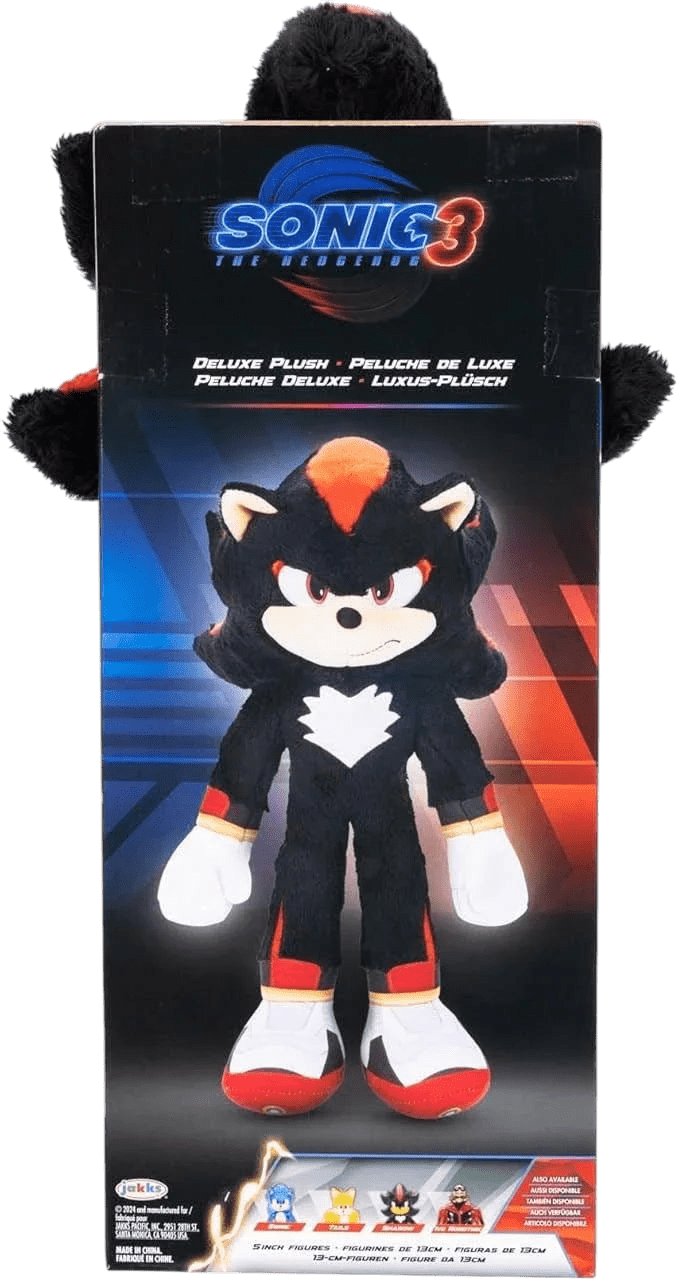 Toy Star Malta Sonic the Hedgehog 3 Shadow Plush