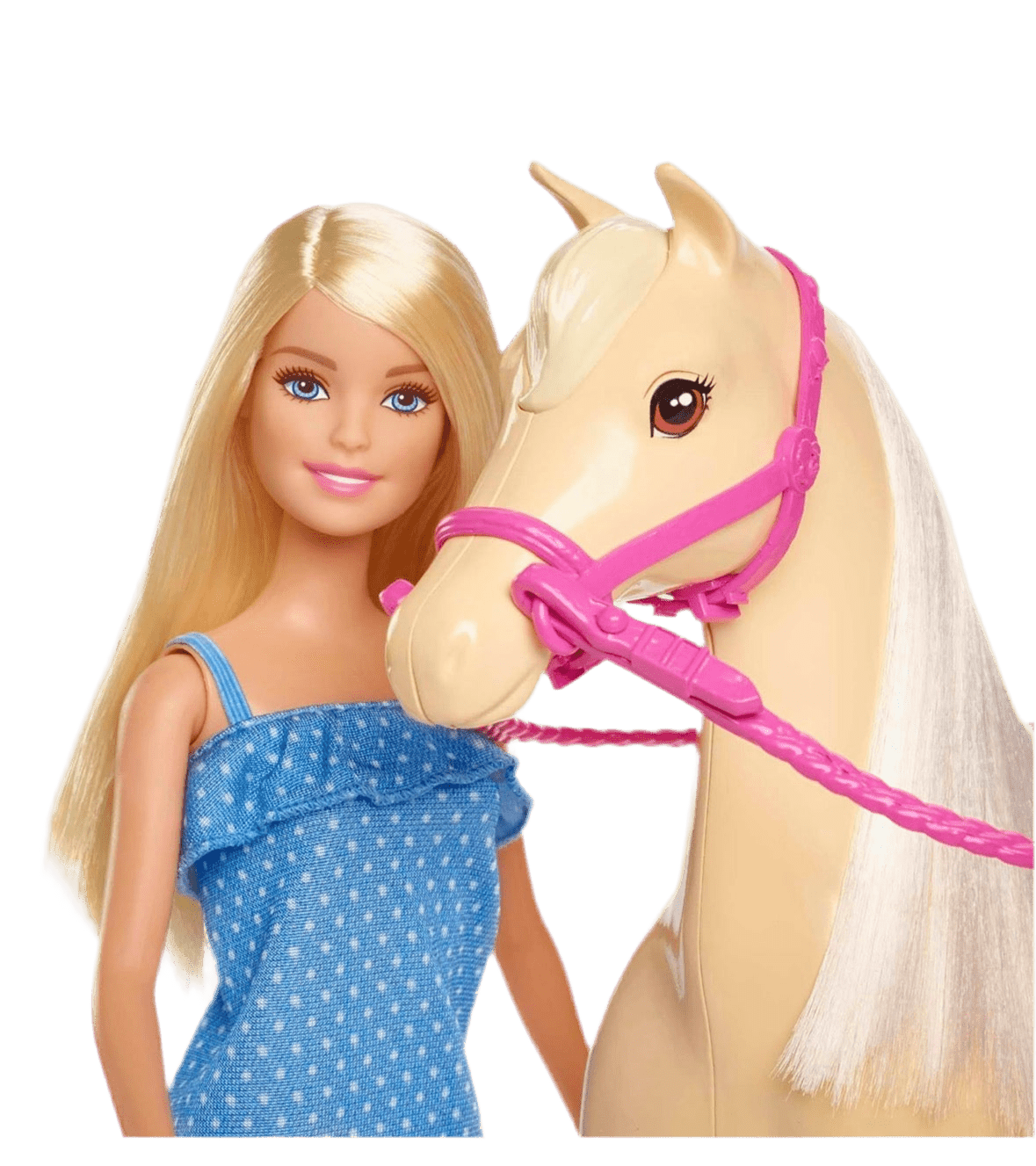 Toy Star Malta Barbie Horse & Doll Set – Moving Knees + Long Mane Grooming Fun!