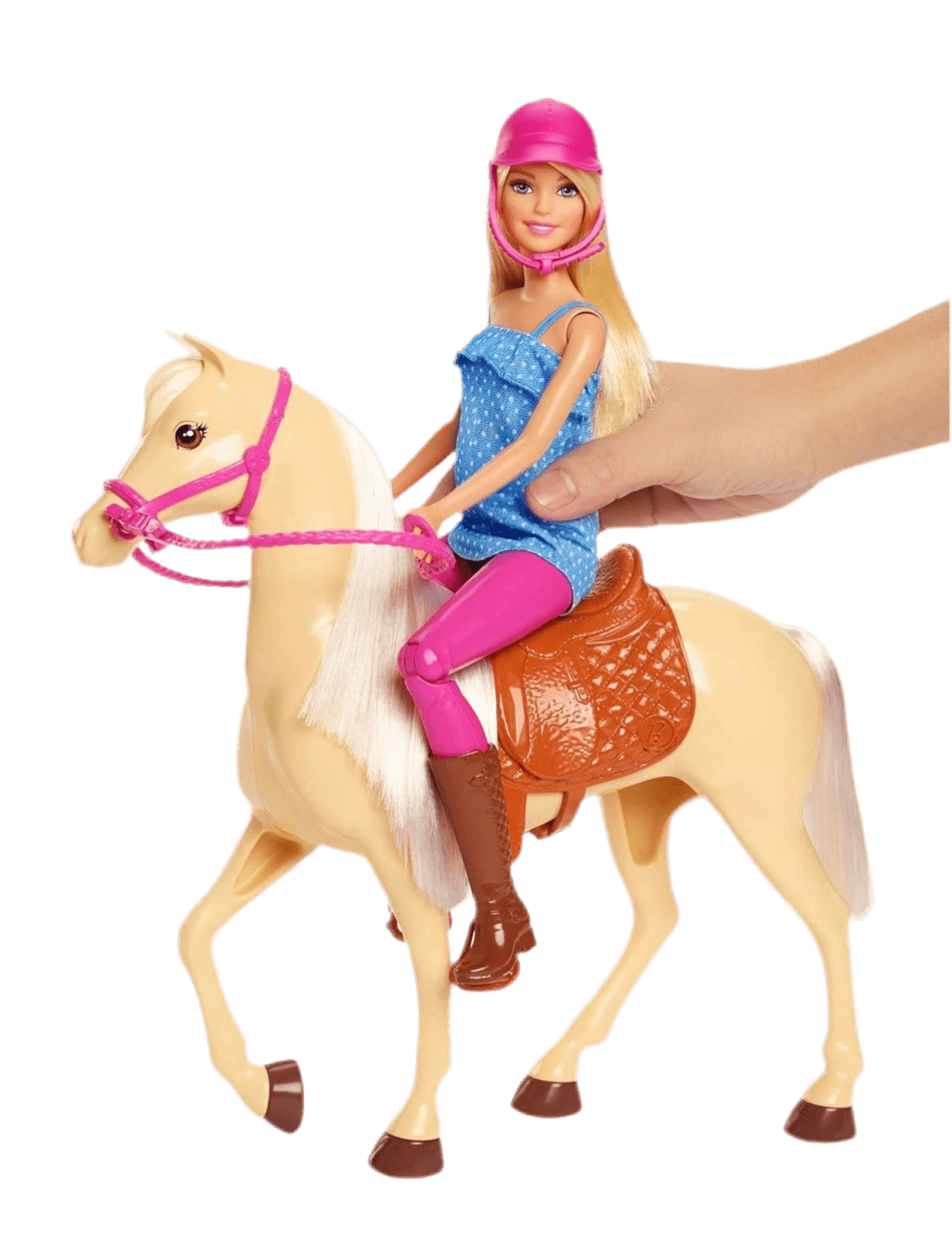 Toy Star Malta Barbie Horse & Doll Set – Moving Knees + Long Mane Grooming Fun!