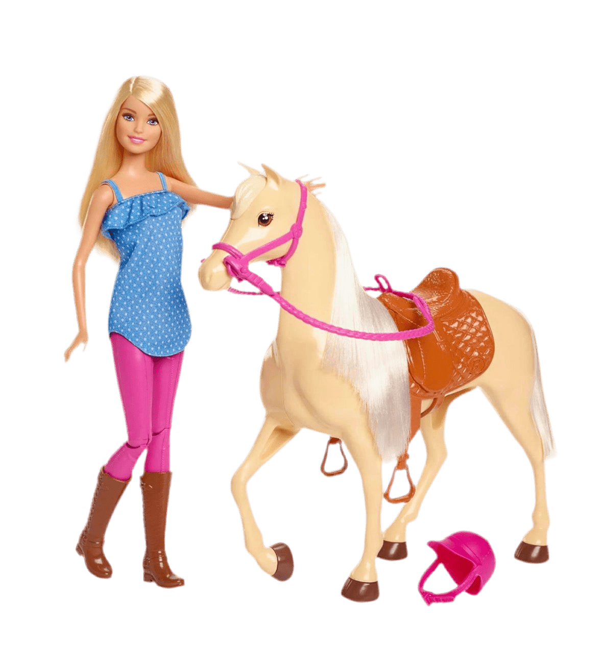 Toy Star Malta Barbie Horse & Doll Set – Moving Knees + Long Mane Grooming Fun!