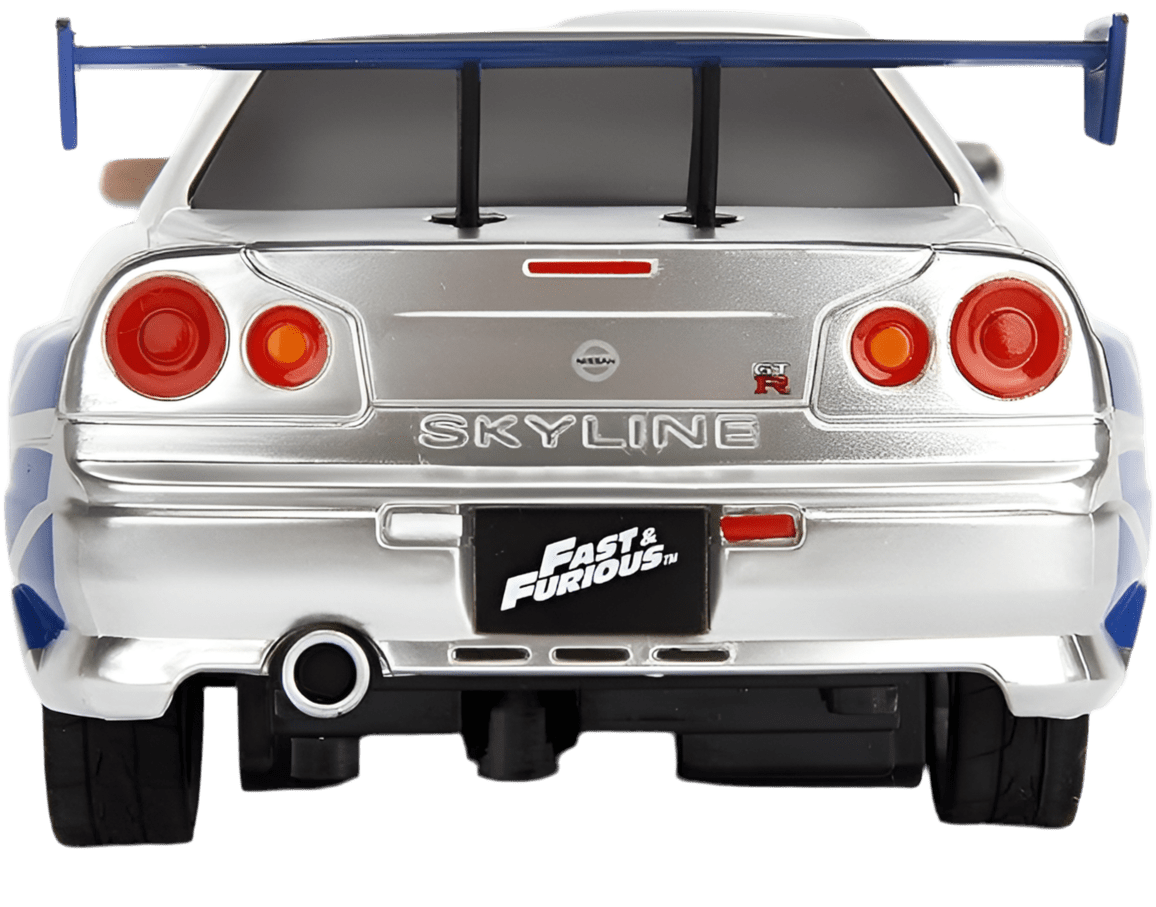 Toy Star Malta Fast & Furious 2002 Nissan GT-R R34 RC Car – 1:24 Scale Turbo Drift Action!