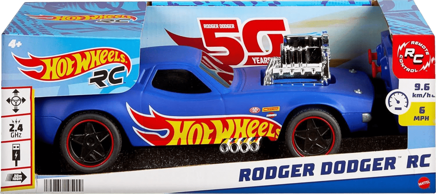Toy Star Malta Hot Wheels 1:16 Scale RC Rodger Dodger