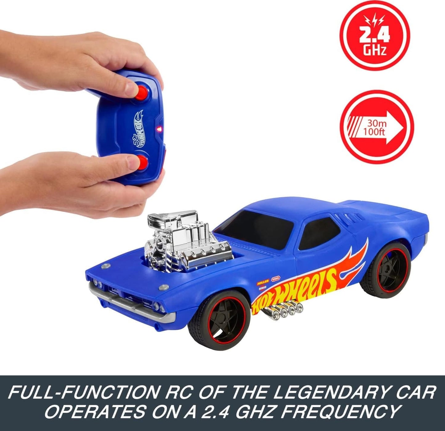 Toy Star Malta Hot Wheels 1:16 Scale RC Rodger Dodger