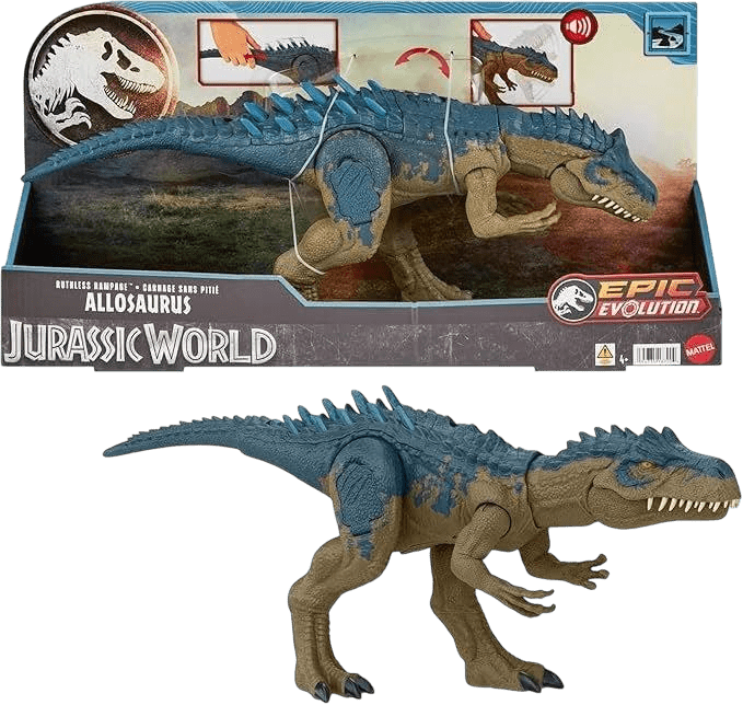 Toy Star Malta Jurassic World Allosaurus Stomping Attack Figure