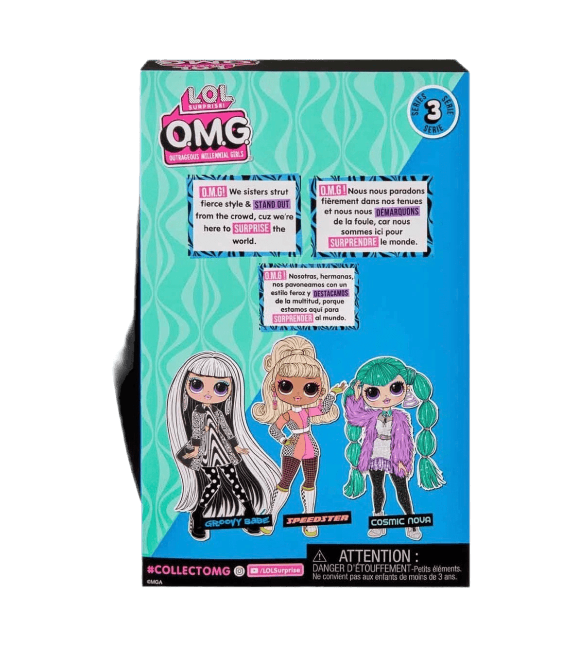 Toy Star Malta L.O.L. Surprise! OMG Groovy Babe – Fashion Doll with Surprises & Accessories!