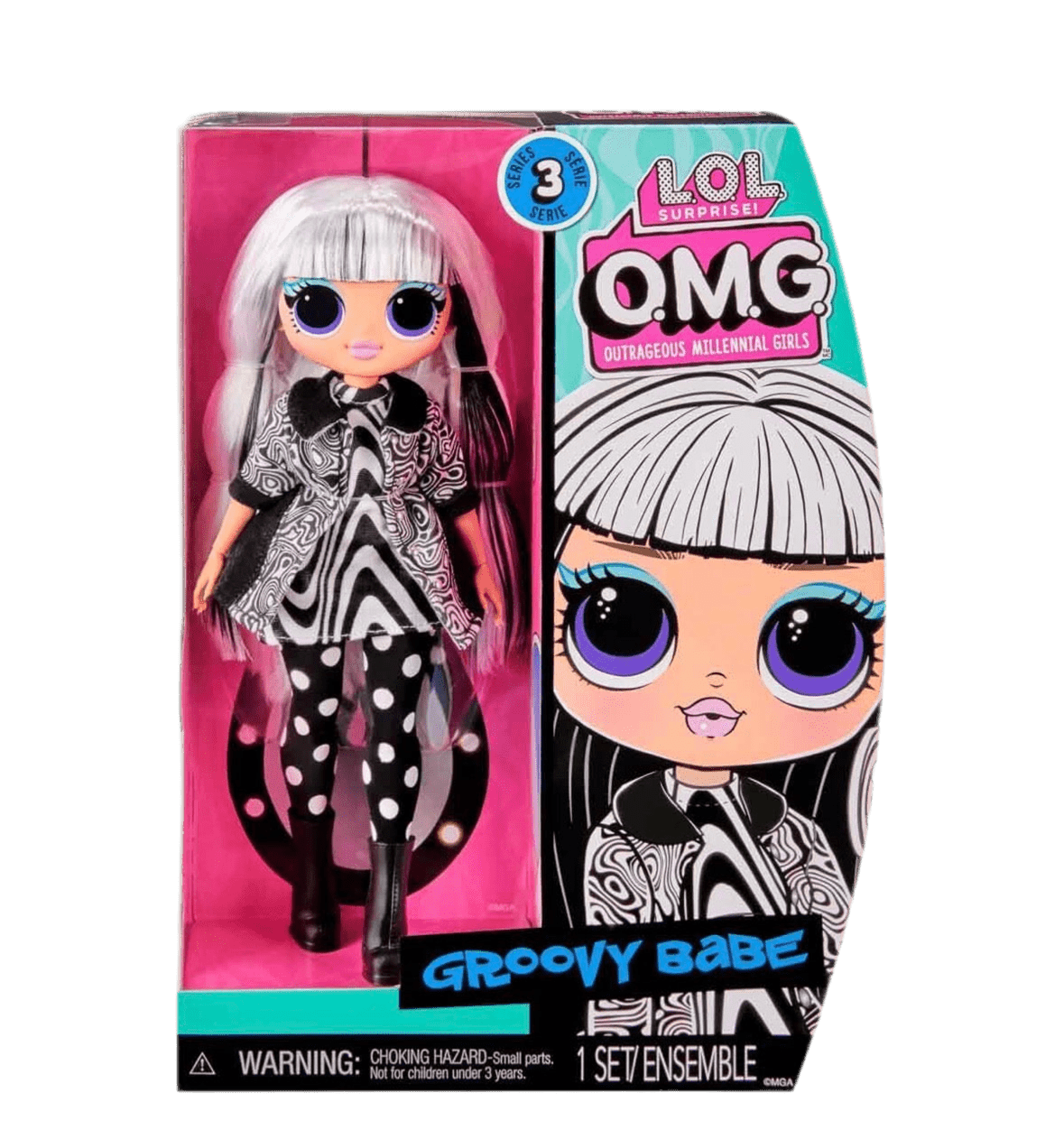 Toy Star Malta L.O.L. Surprise! OMG Groovy Babe – Fashion Doll with Surprises & Accessories!