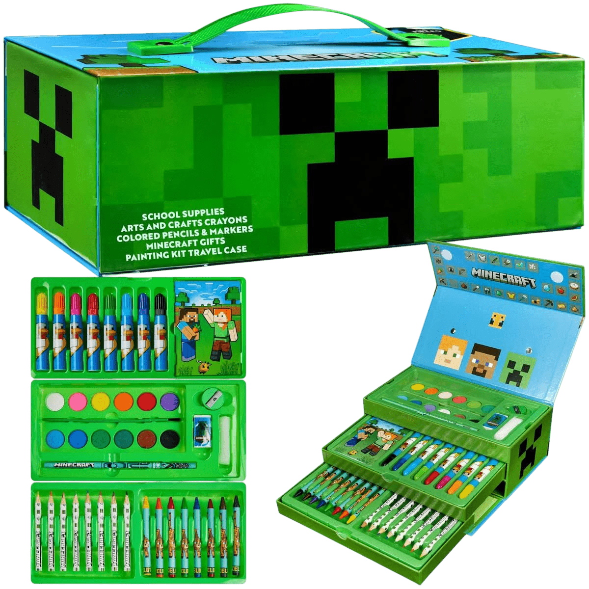Toy Star Malta Minecraft Creative Colour Set – 50+ Piece Art Kit