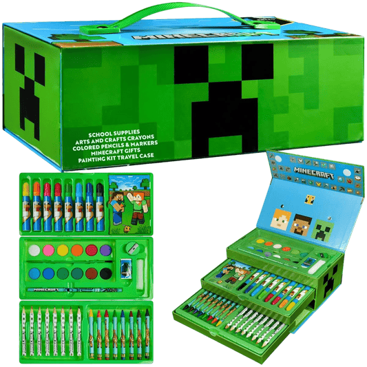 Toy Star Malta Minecraft Creative Colour Set – 50+ Piece Art Kit