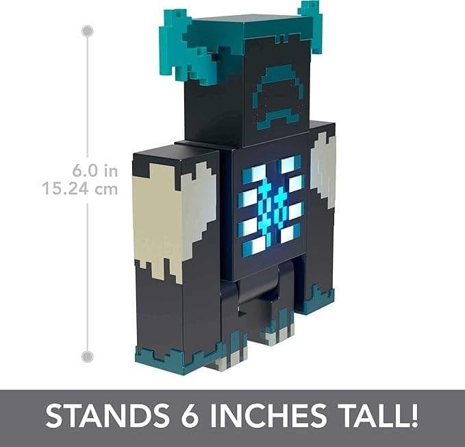 Toy Star Malta Minecraft Warden Figure with Lights & Sounds – Attack & Warning Modes
