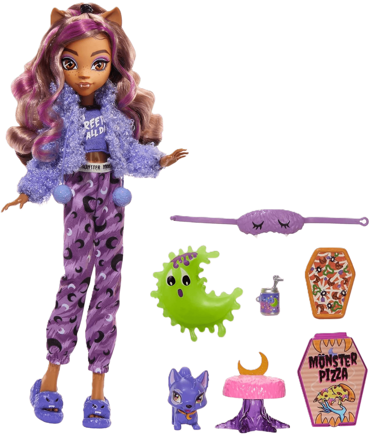 Toy Star Malta Monster High Creepover Party – Clawdeen Wolf Doll