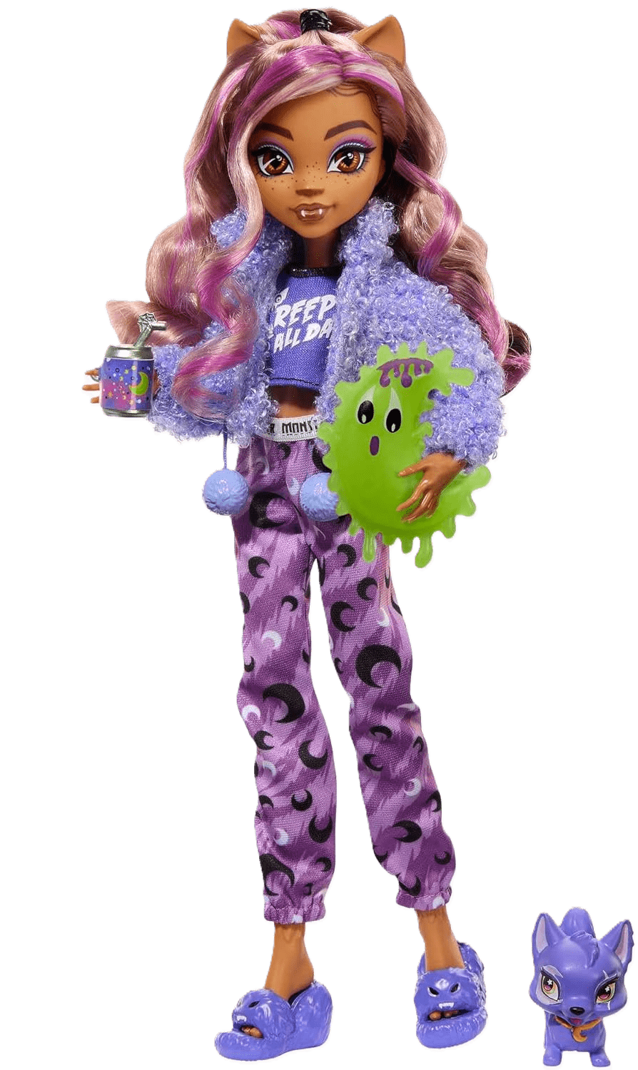Toy Star Malta Monster High Creepover Party – Clawdeen Wolf Doll