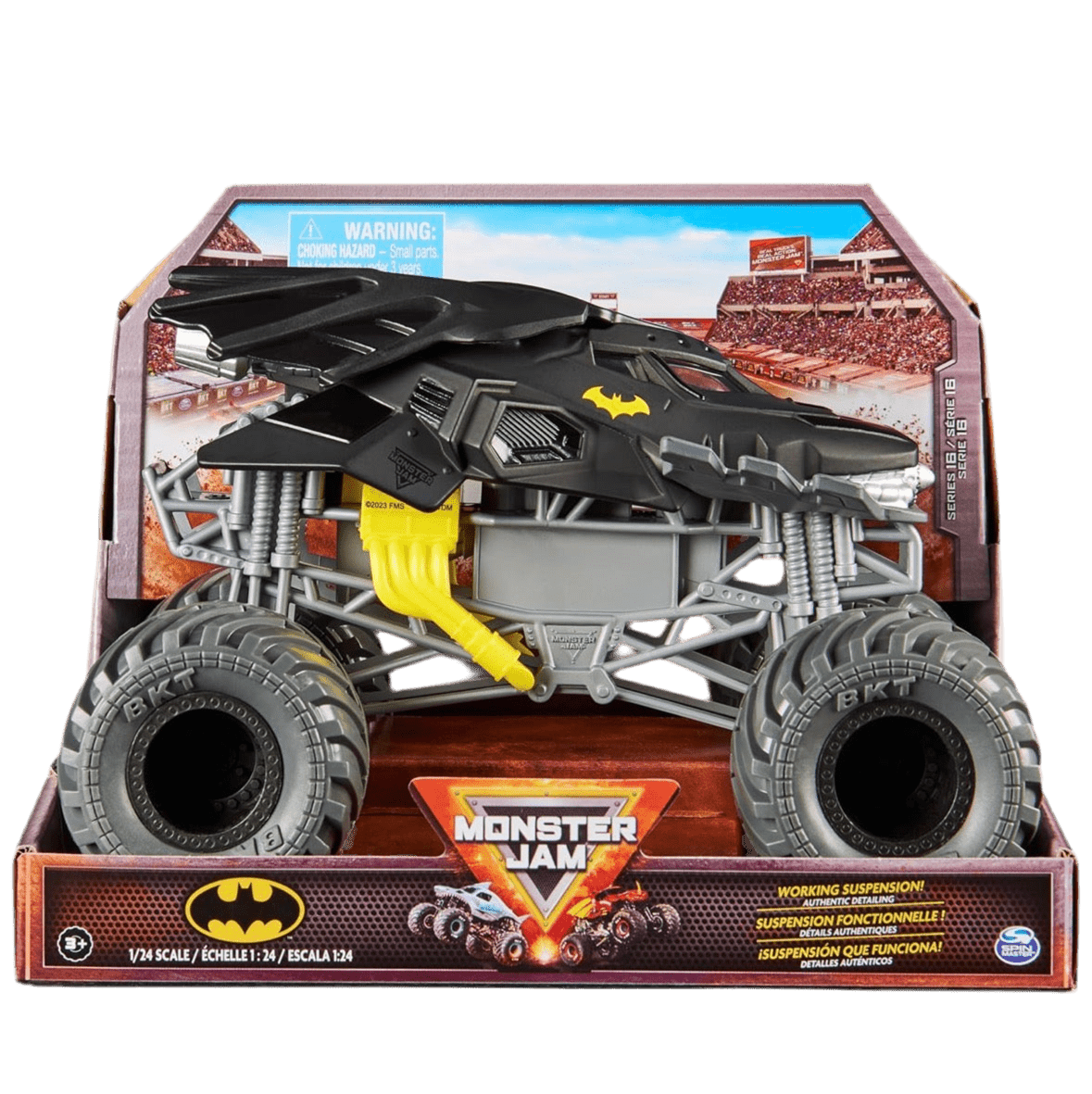 Toy Star Malta Monster Jam Batmobile – 1:24 Scale Die-Cast Monster Truck!