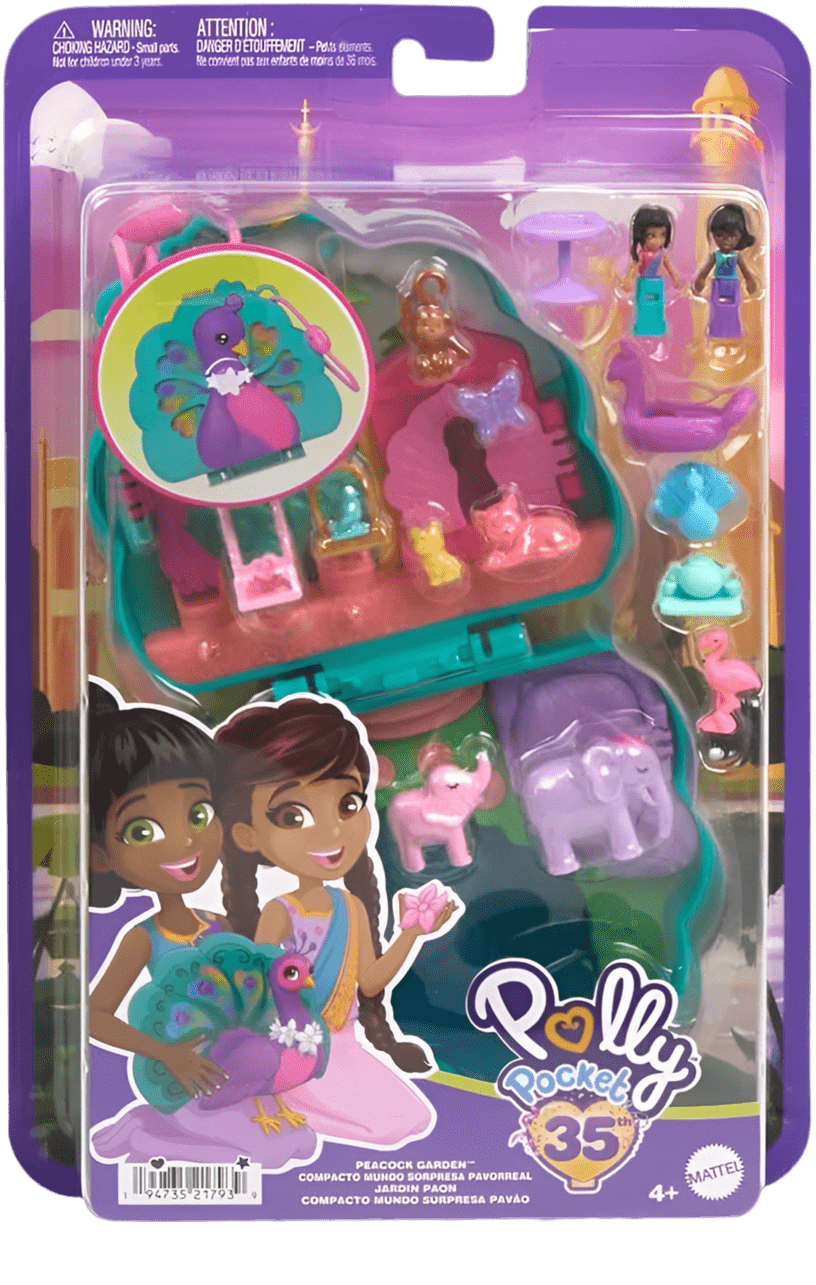 Toy Star Malta Polly Pocket Peacock Garden Playset