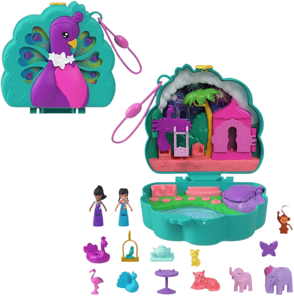 Toy Star Malta Polly Pocket Peacock Garden Playset