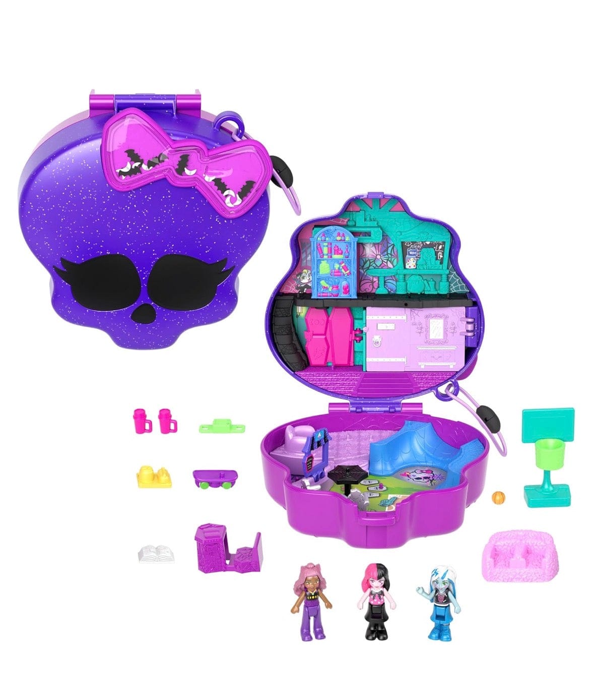 Toy Star Malta Polly Pocket x Monster High – School World Travel Set