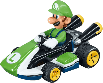 Carrera GO!!! Nintendo Mario Kart 8 Electric Slot Car Racing Set – 4.9m Racetrack with Mario & Luigi Vehicles, Loop and Turbo Controllers - Toy Star Malta