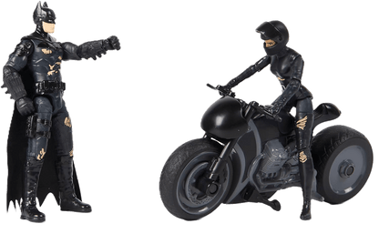 Toy Star Malta DC Comics The Batman – 10cm Action Figure Playset with Selina Kyle Bike