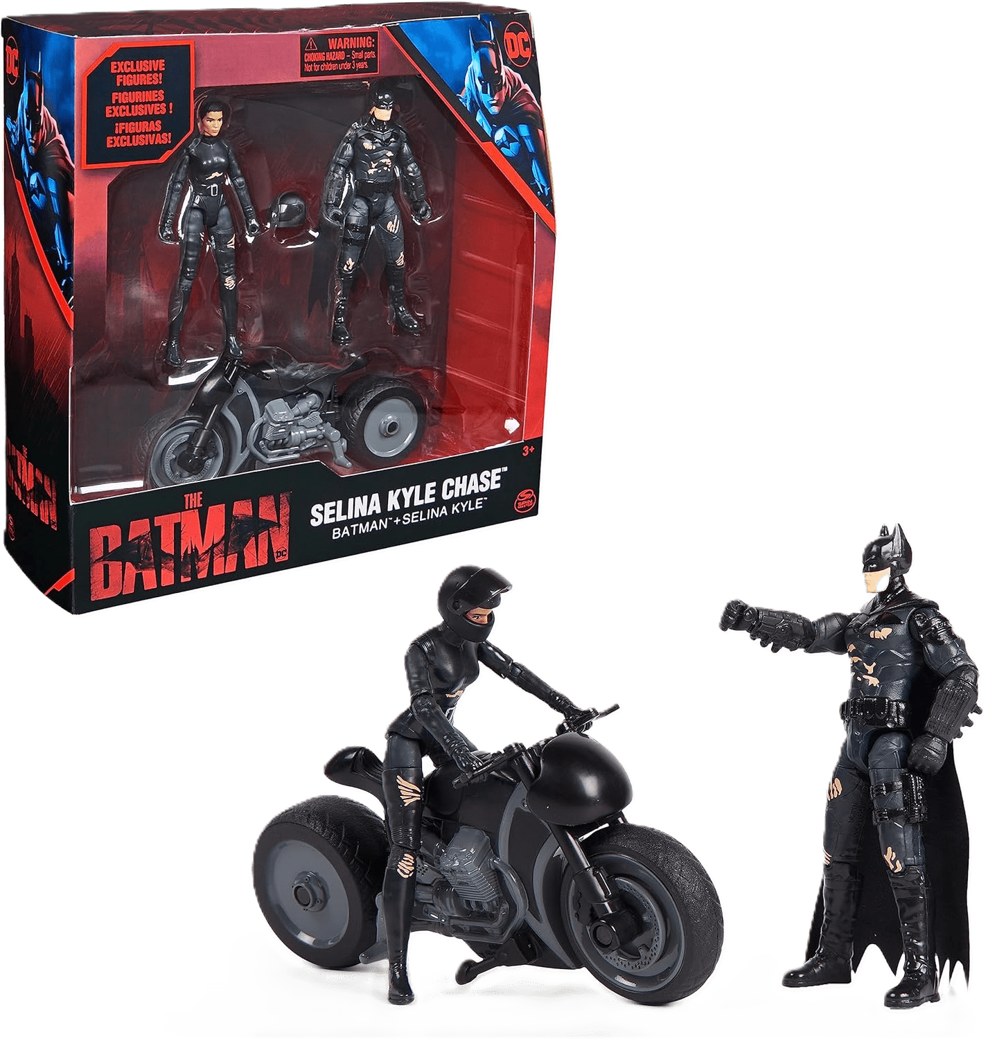 Toy Star Malta DC Comics The Batman – 10cm Action Figure Playset with Selina Kyle Bike