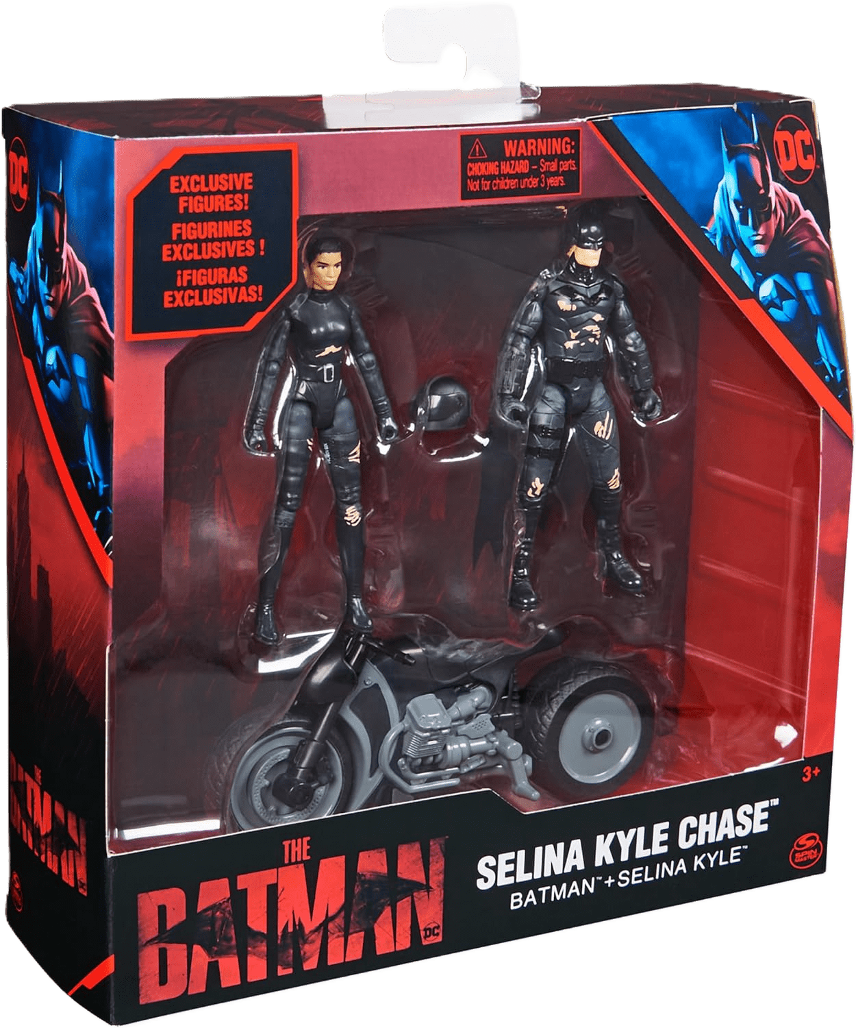 Toy Star Malta DC Comics The Batman – 10cm Action Figure Playset with Selina Kyle Bike