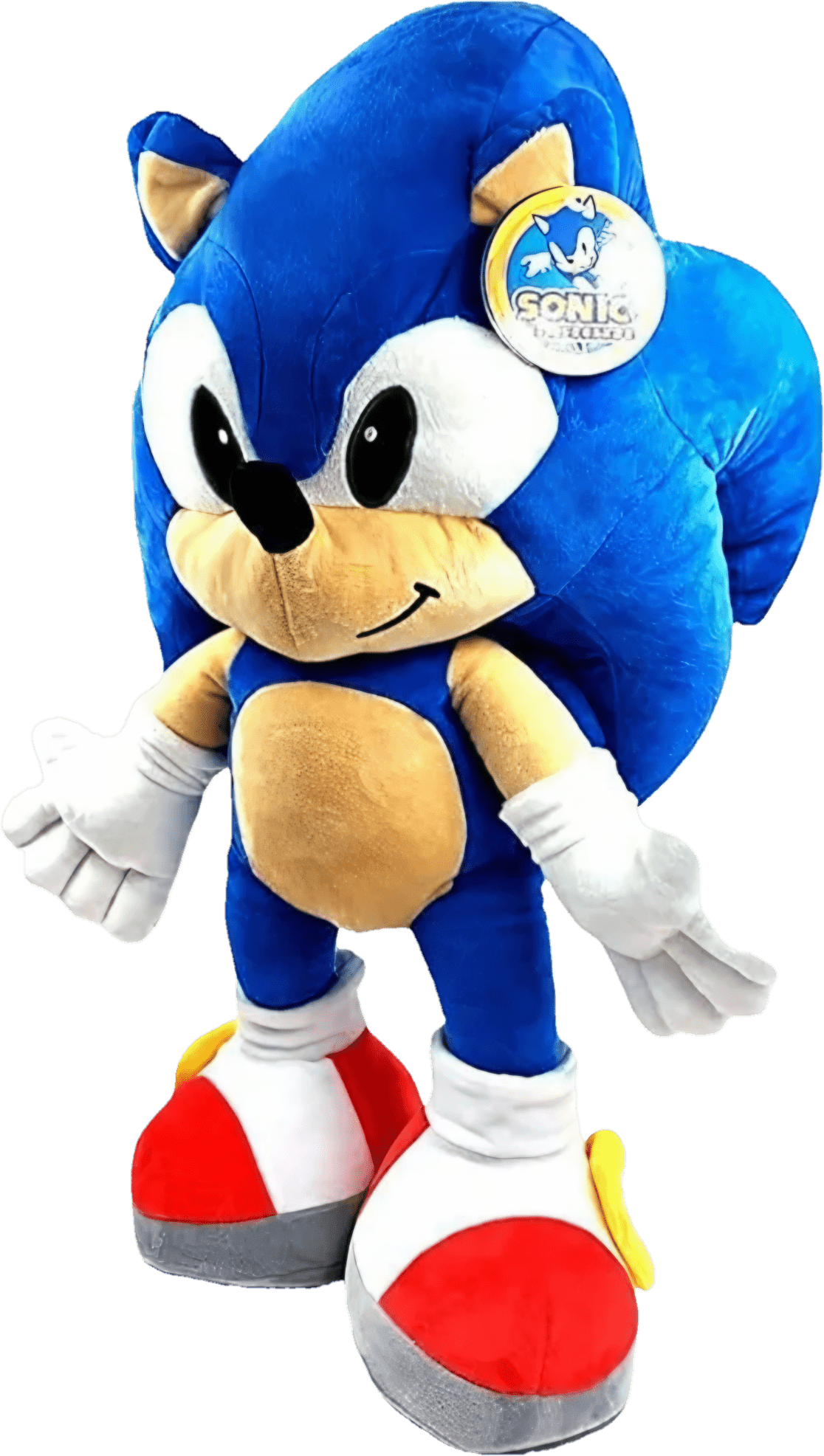 Giant SEGA Sonic The Hedgehog Plush Toy – XXL 100cm Official Play by Play Soft Toy (100% Original) - Toy Star Malta