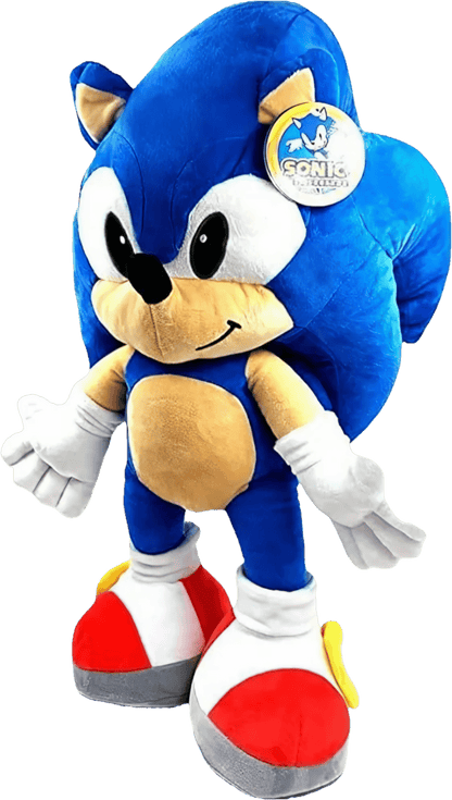 Giant SEGA Sonic The Hedgehog Plush Toy – XXL 100cm Official Play by Play Soft Toy (100% Original) - Toy Star Malta