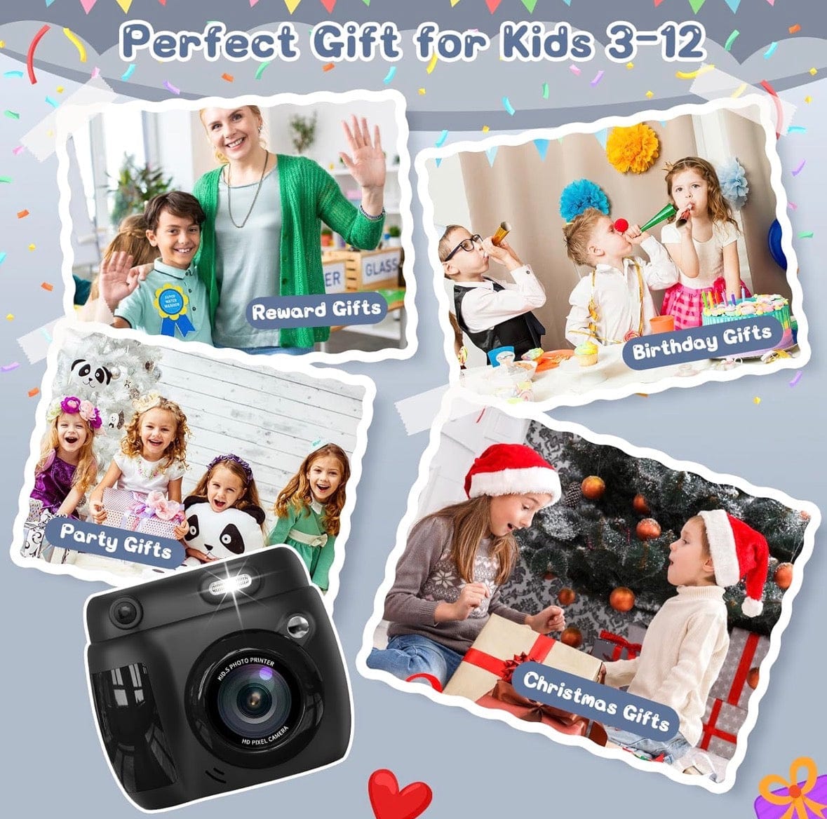 Toy Star Malta Gofunly Kids Instant Print Camera – Capture & Create in Seconds!