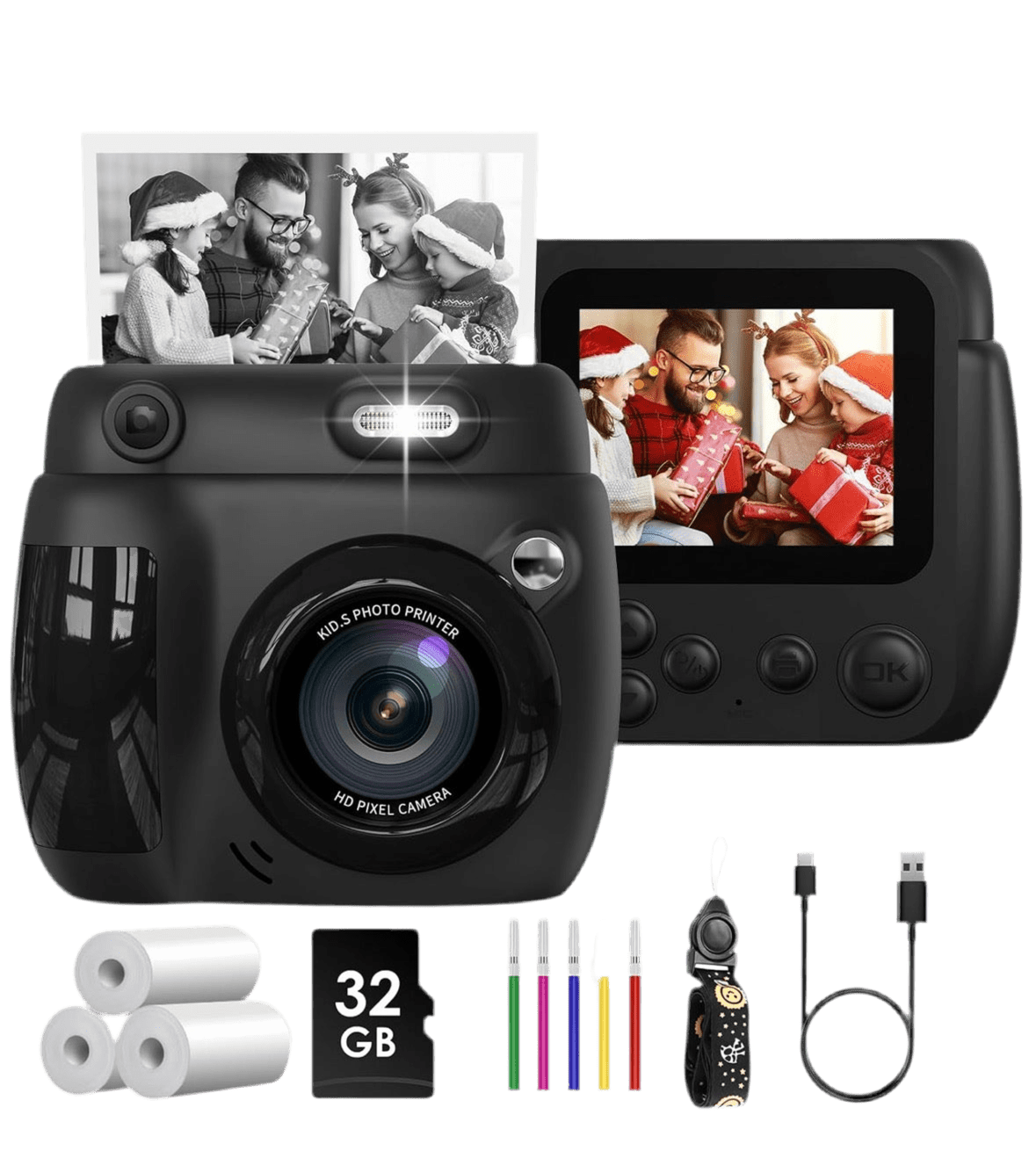 Toy Star Malta Gofunly Kids Instant Print Camera – Capture & Create in Seconds!
