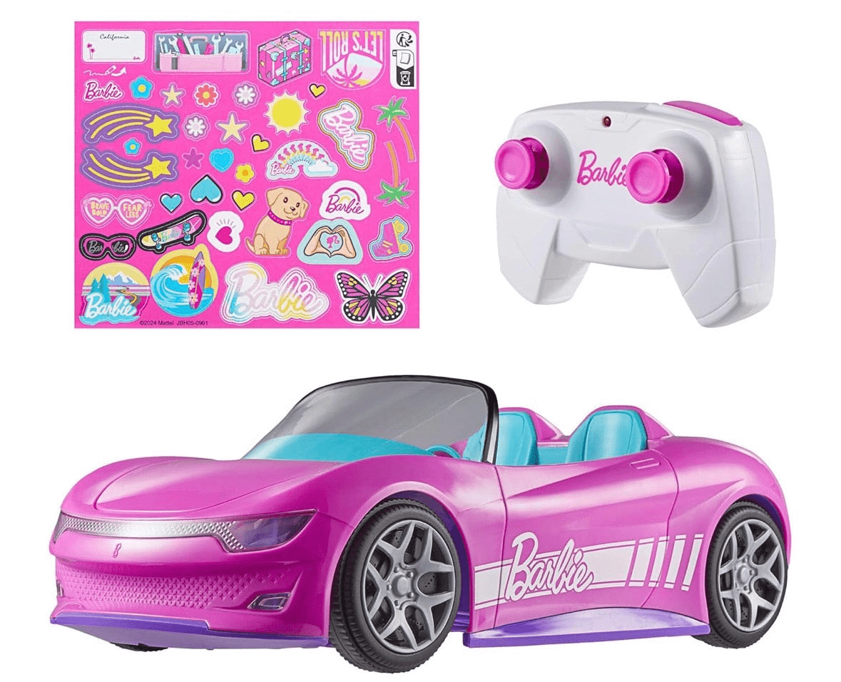 Toy Star Malta Hot Wheels Barbie RC Convertible – Pink, Stylish & Remote Controlled!
