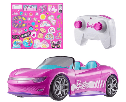 Toy Star Malta Hot Wheels Barbie RC Convertible – Pink, Stylish & Remote Controlled!