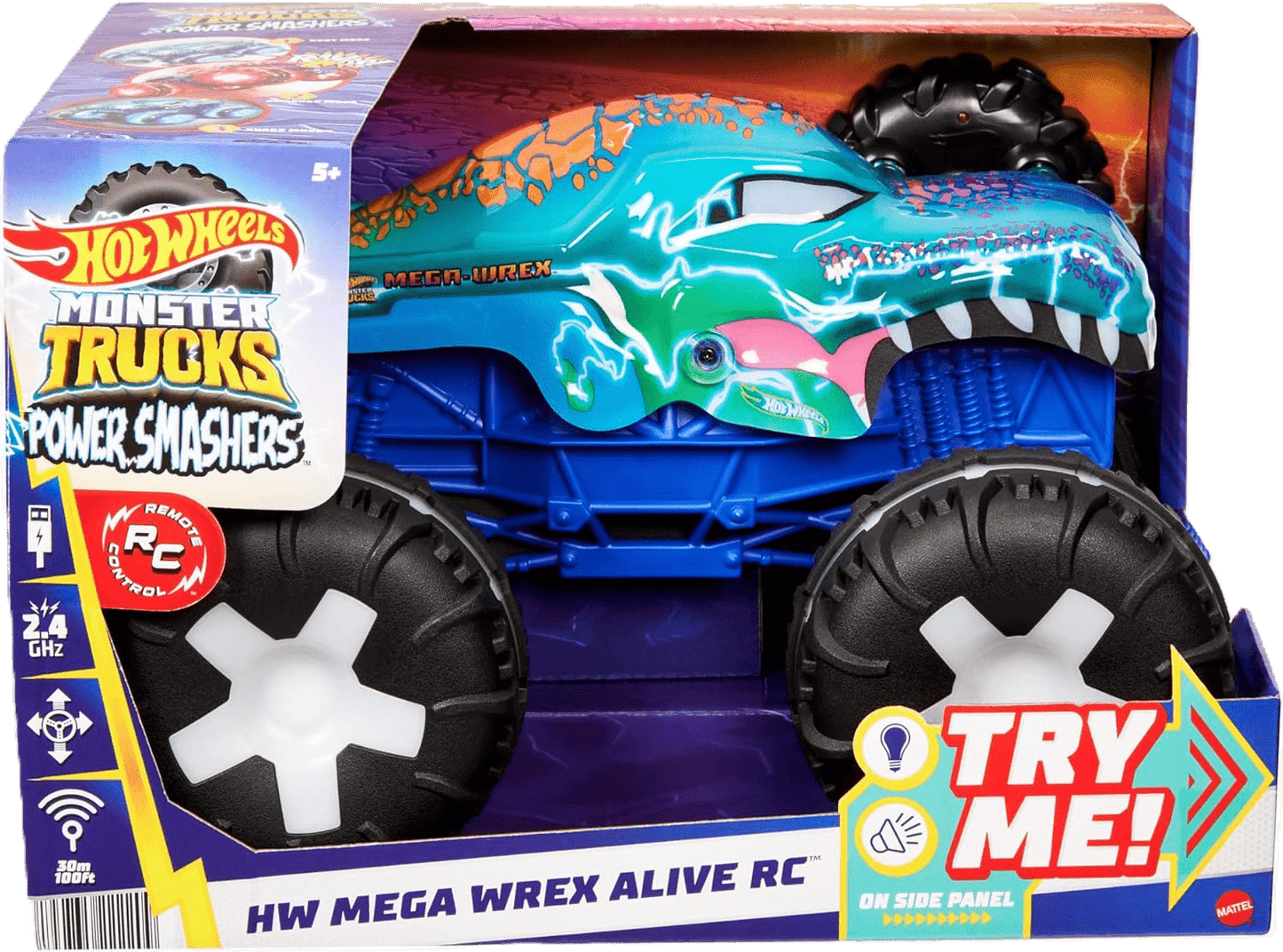 Hot Wheels Monster Trucks Remote Control Mega - Wrex - Toy Star Malta