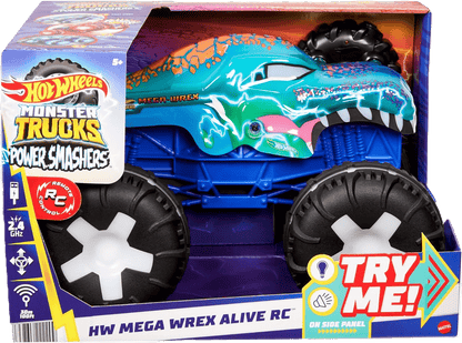 Hot Wheels Monster Trucks Remote Control Mega - Wrex - Toy Star Malta