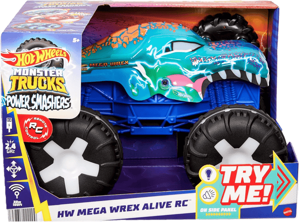Hot Wheels Monster Trucks Remote Control Mega - Wrex - Toy Star Malta