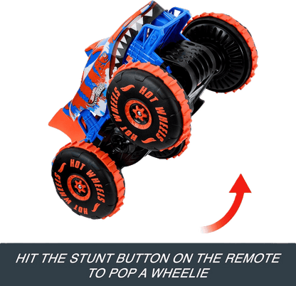 Hot Wheels Monster Trucks Unstoppable Tiger Shark RC Vehicle - Toy Star Malta