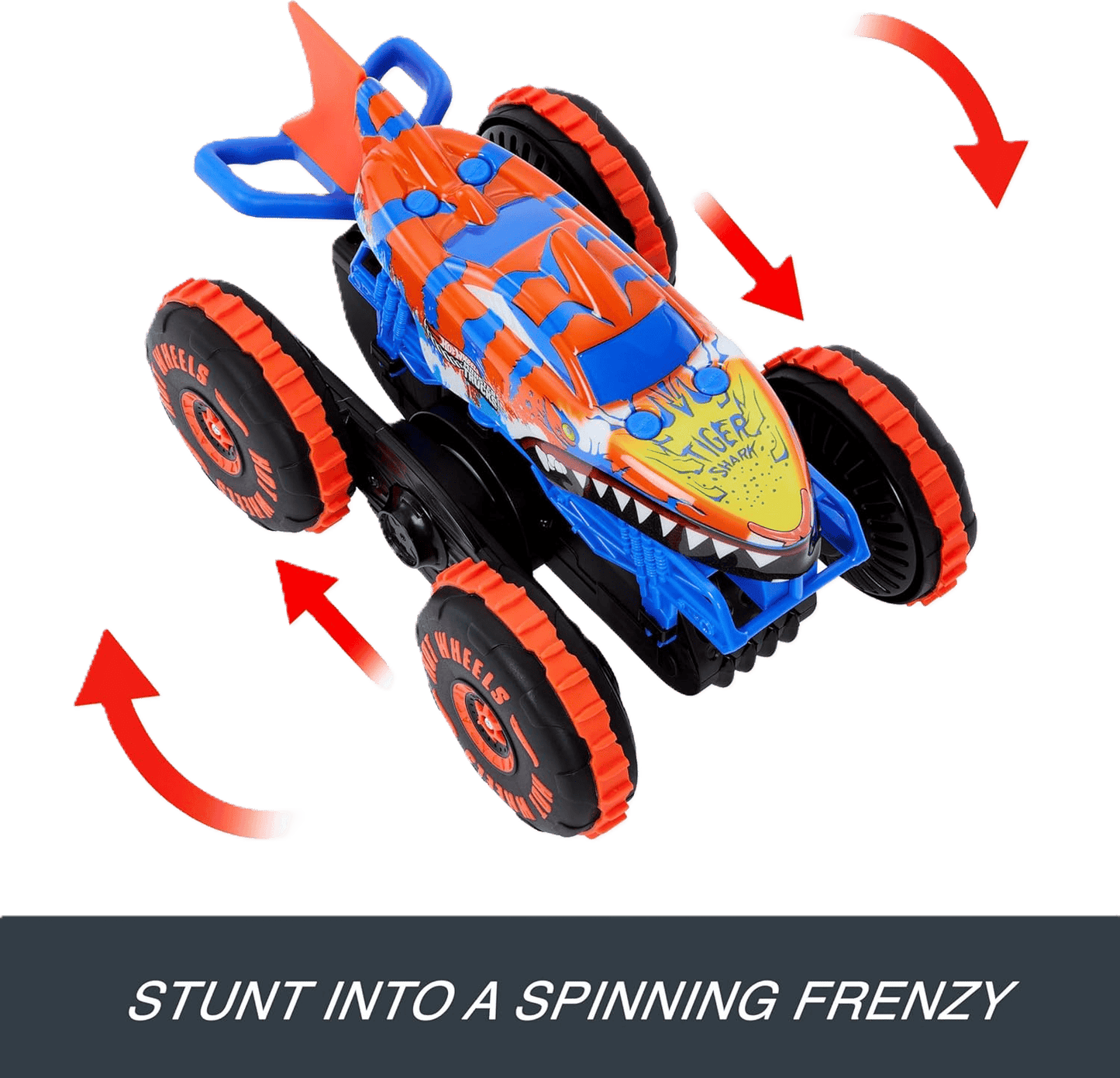 Hot Wheels Monster Trucks Unstoppable Tiger Shark RC Vehicle - Toy Star Malta