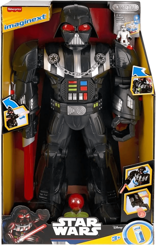 Toy Star Malta Imaginext Star Wars Darth Vader Power Pad Action Robot