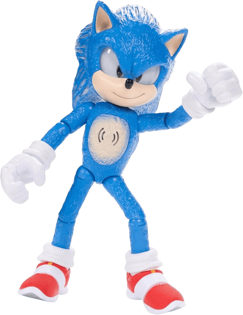 Figura ta' Sonic The Hedgehog b'Dwal u Ħsejjes 30cm