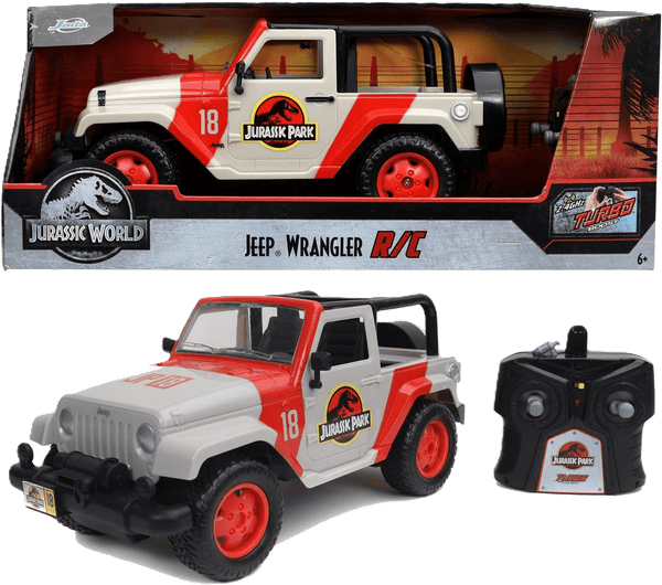 Toy Star Malta Jurassic Park RC Jeep Wrangler – 1:16 Scale Remote Control Car