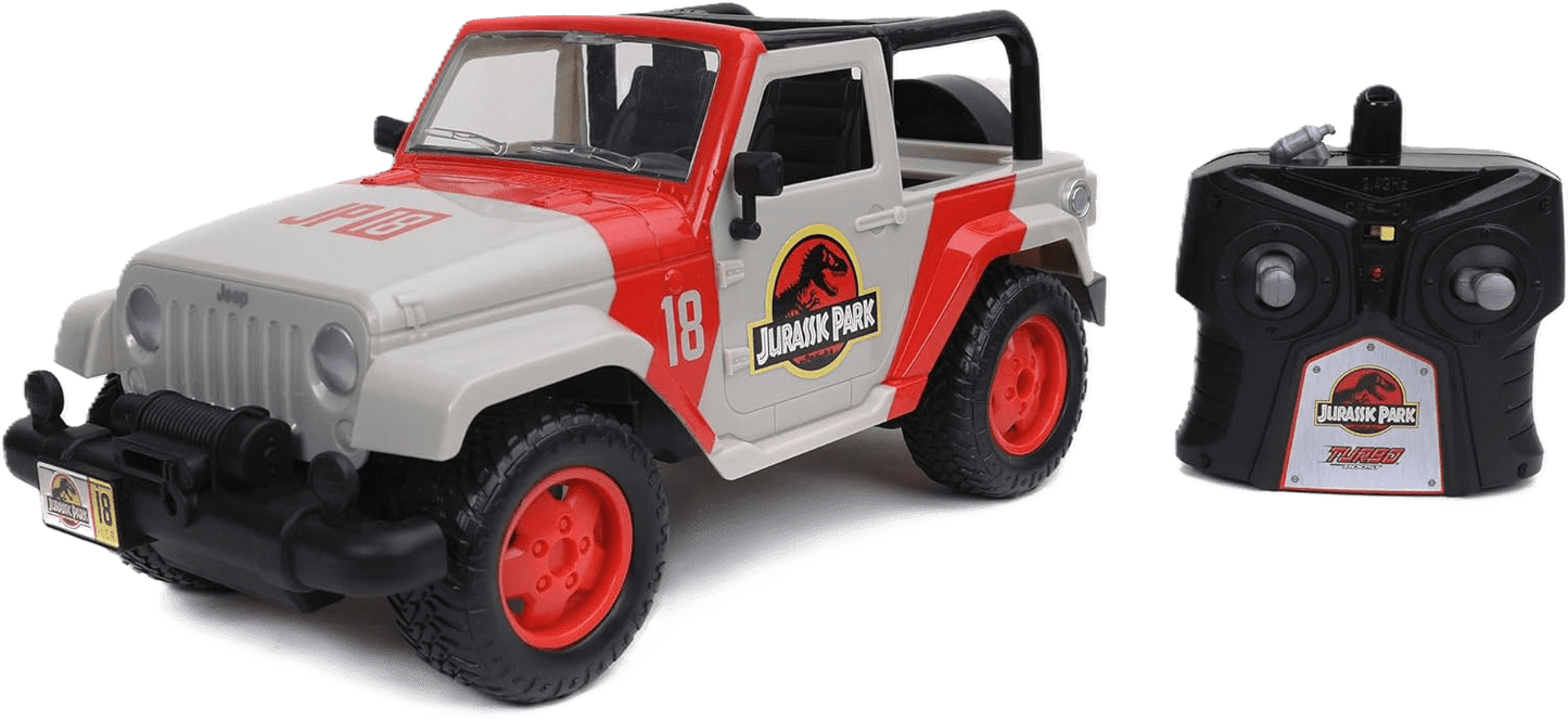 Toy Star Malta Jurassic Park RC Jeep Wrangler – 1:16 Scale Remote Control Car
