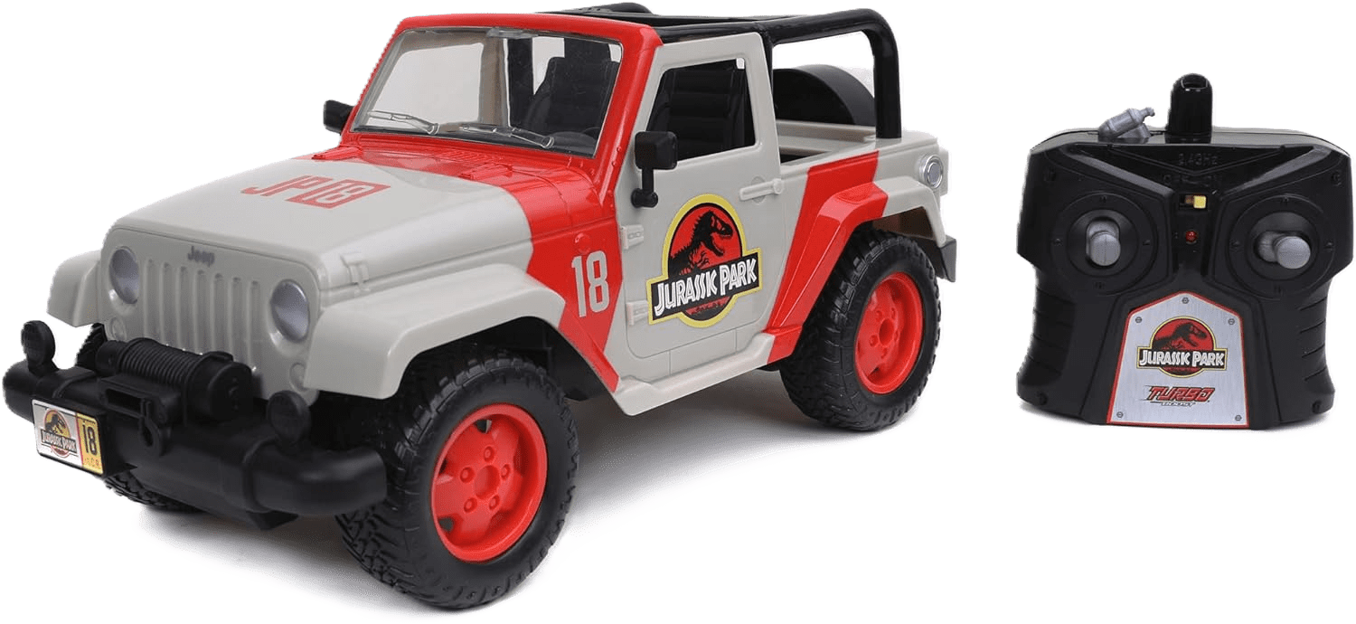 Toy Star Malta Jurassic Park RC Jeep Wrangler – 1:16 Scale Remote Control Car