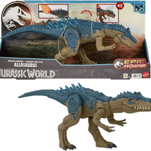 Jurassic World Chaos Theory Ruthless Rampage Allosaurus Action Figure - Continuous Attack & Roar Sound